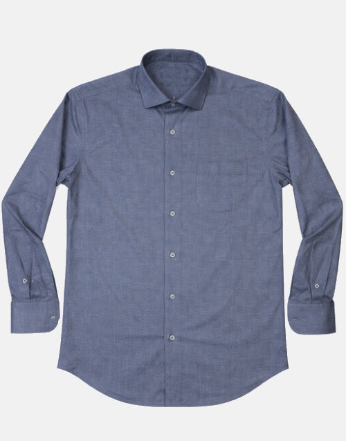 Rossini Fine Charcoal Grey Fine LS Shirt