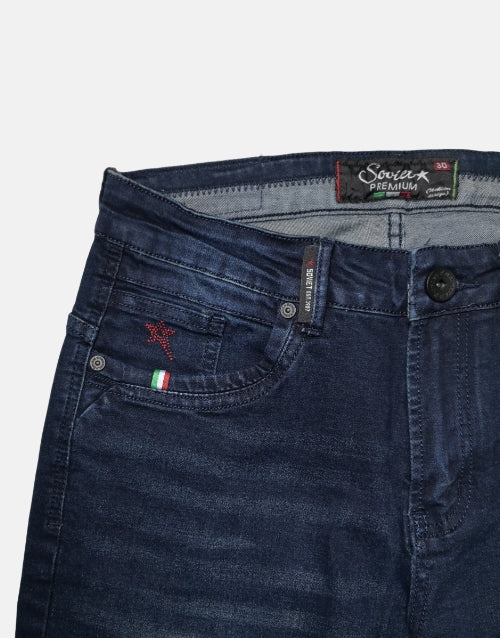 Soviet Burton Blue Black Jeans