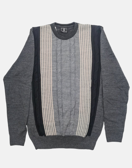 Rob Roy Grey Crew Knitwear Jersey
