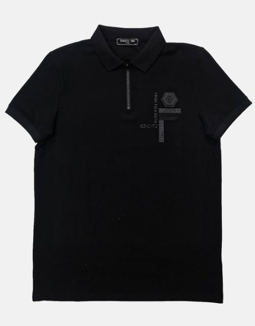 Roberto Vino Black 1/4 Zip Golfer