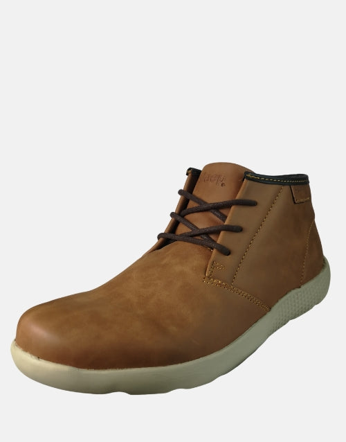 Jeep Castor Tan Brown Tech Comfort Mid Shoe
