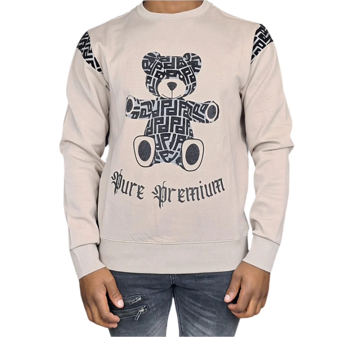 PURE PREMIUM Angela Warm Grey Sweater