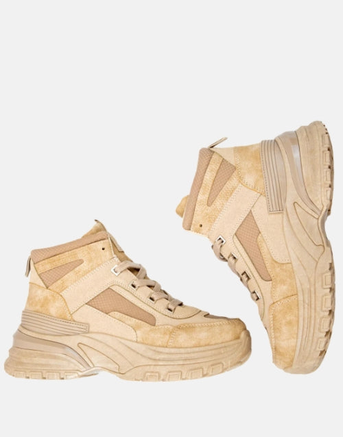 Soviet Mono HI Top Khaki Boot