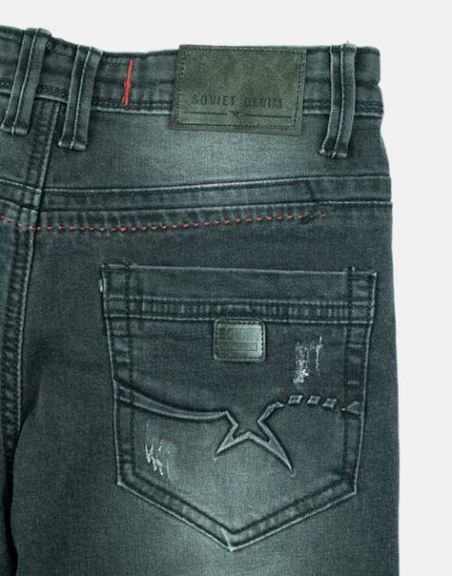Soviet Boys Charcoal Skinny Jeans