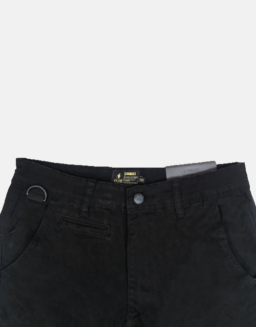 Pure Premium Giovani Black Cargo Pants