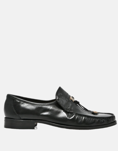 Crockett & Jones Glace Kid Black Moc
