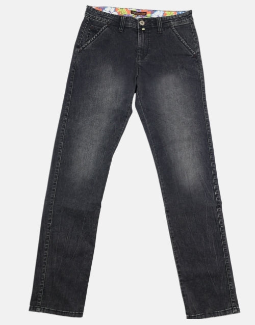 Rossini Roma Black Denim Jeans