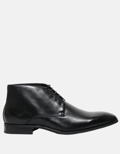 Gino Paoli Black Lace Up Boot