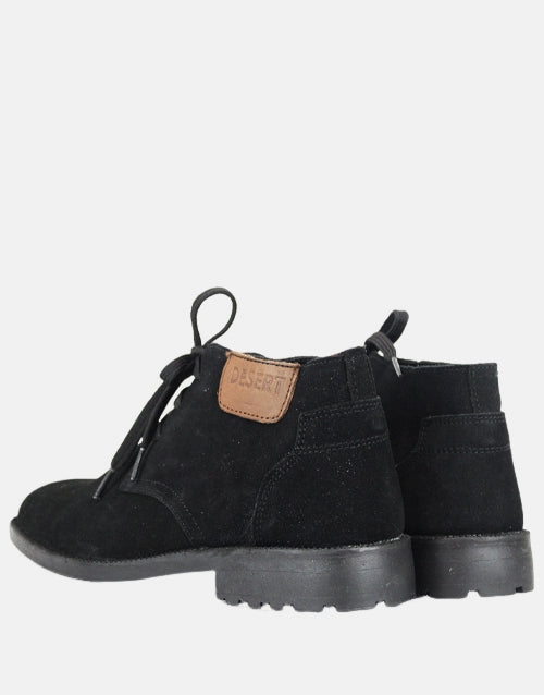 Desert Vellie Black Suede Fashion Boot
