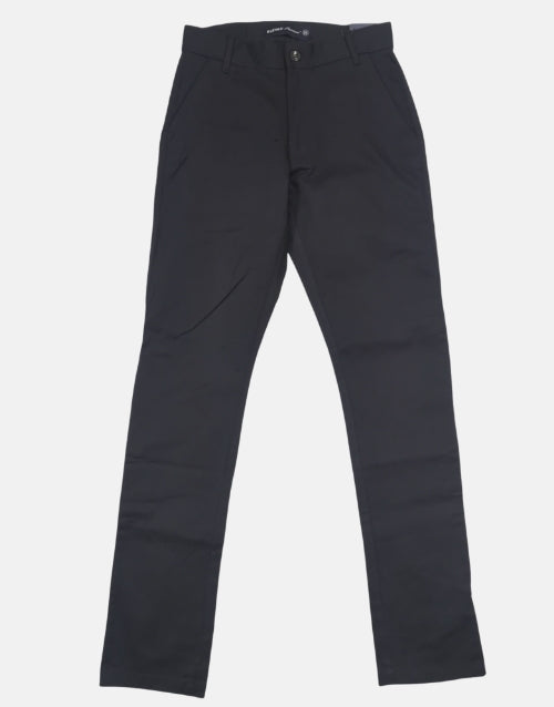 Klevas Velvet Skinny Classic Black Men's Chino