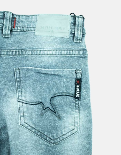 Soviet Boys Blue Denim Shorts