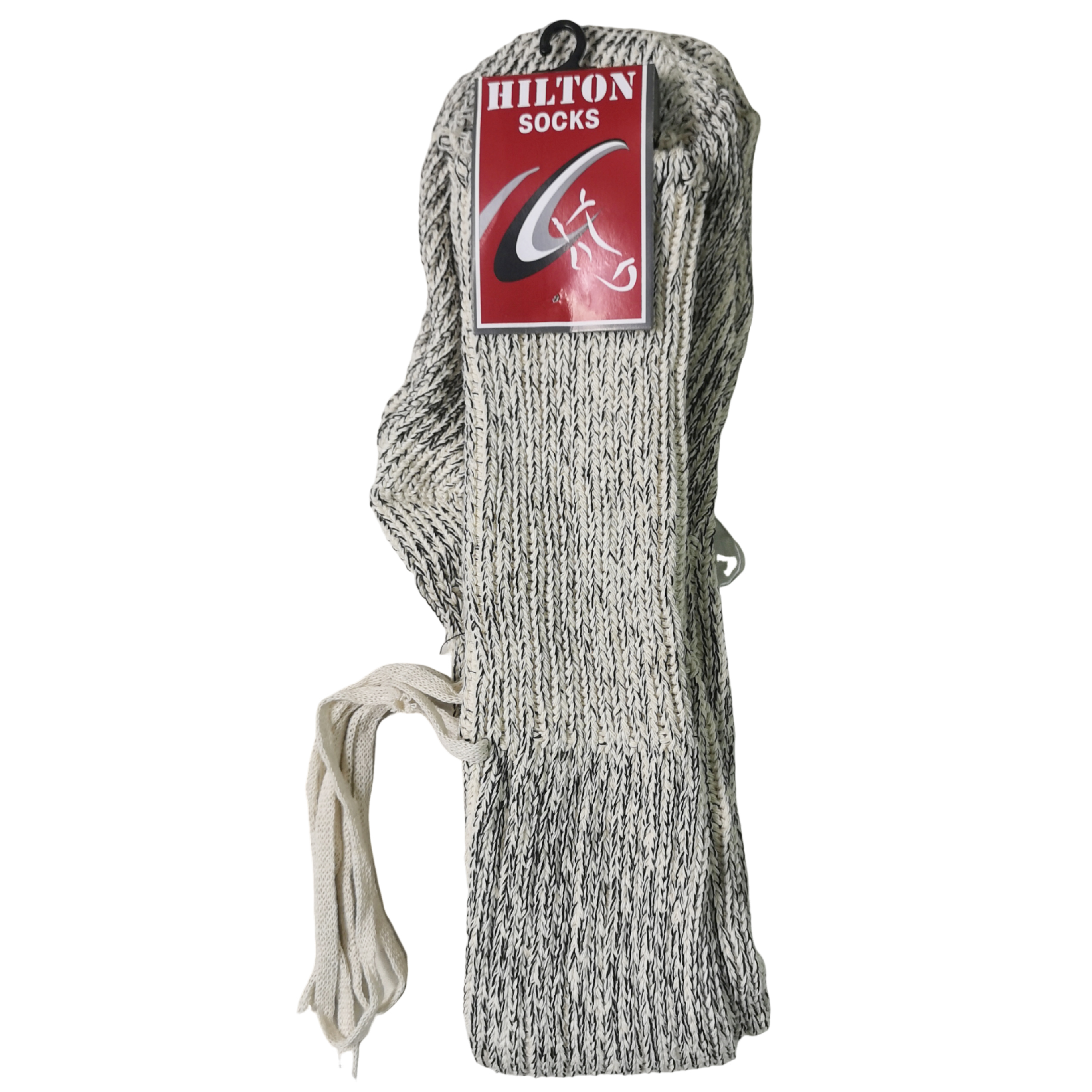 Hilton Mining Long T.O.T Grey Socks with Tie Ups