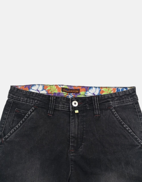 Rossini Roma Black Denim Jeans