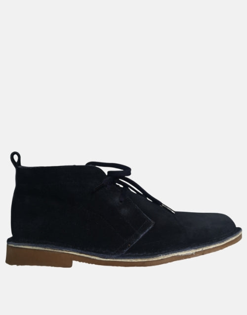 Desert Vellie Suede Navy Boot