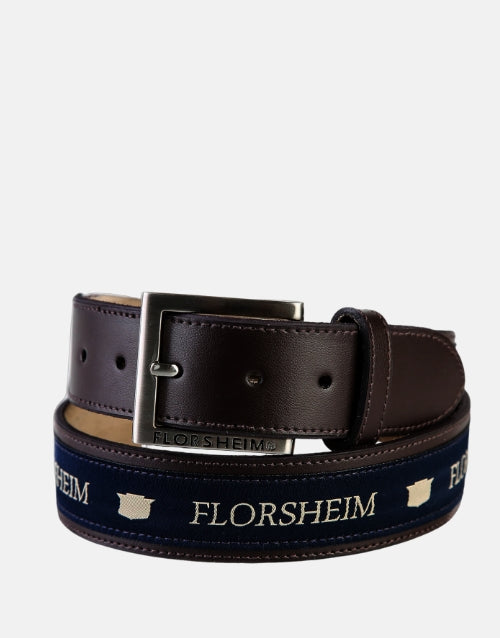 Florsheim Choc Brown Leather Belt