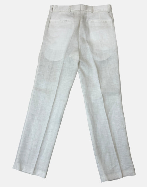 Marco Linen White Trousers