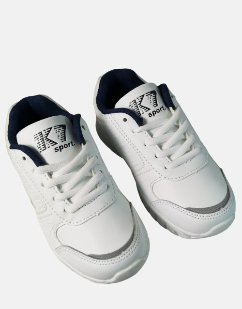 K Star 7 Sport Lace Boys White Takkies