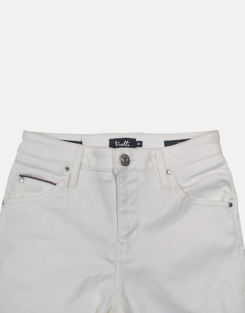 Vialli White oil Wax Ultra Fit Jean
