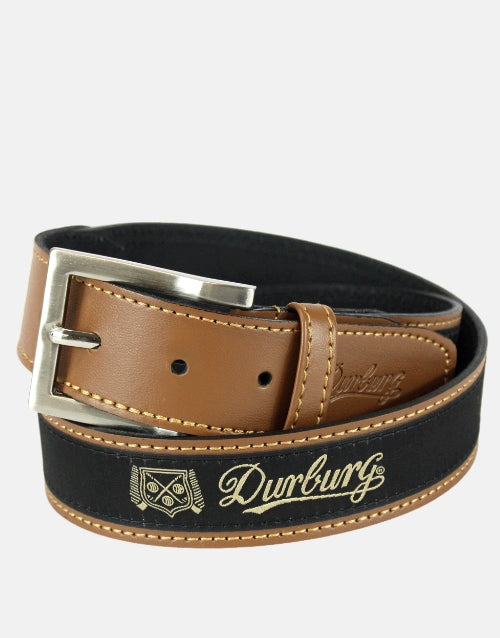 DURBURG Logo Tan Brown Belt