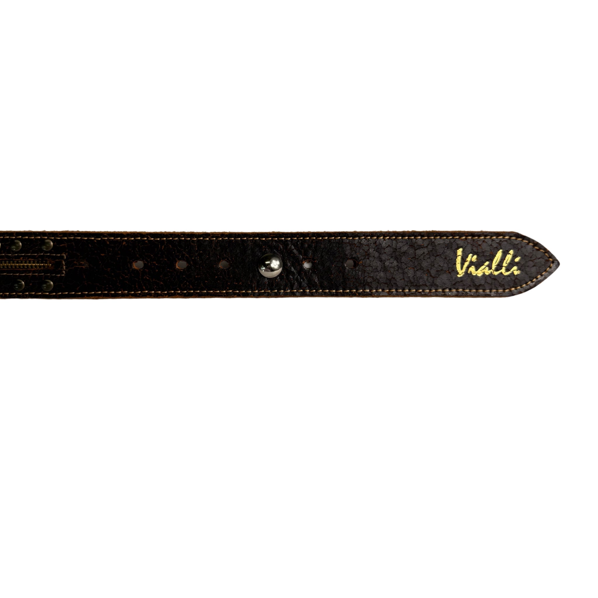 Vialli Leather Franzosi Brown Belt