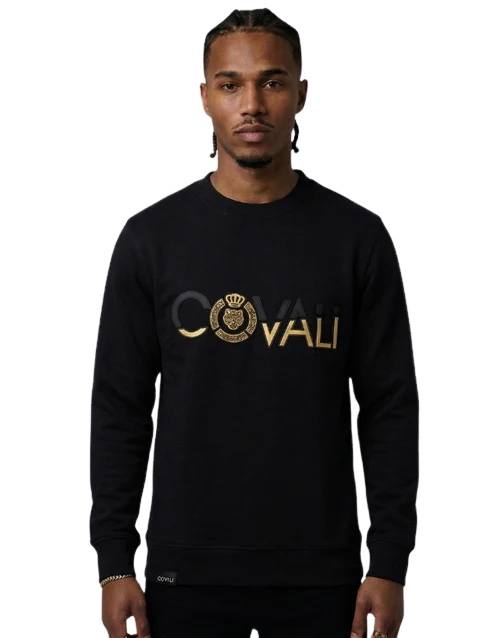 Covali Tigre D'oro Black Sweater