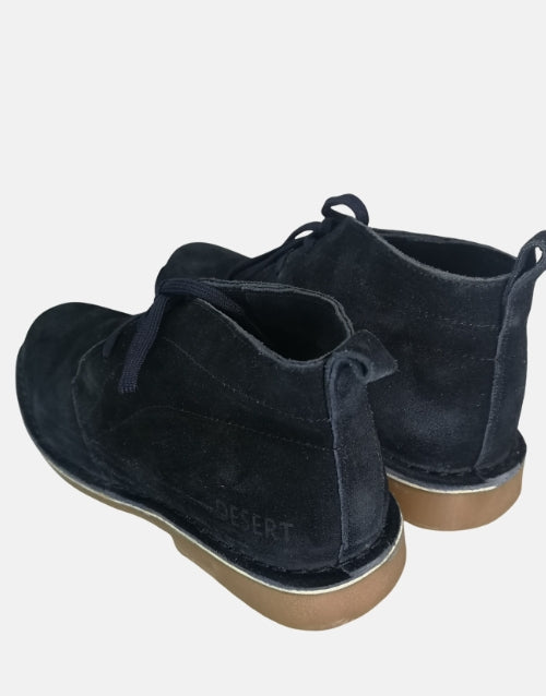Desert Vellie Suede Navy Boot
