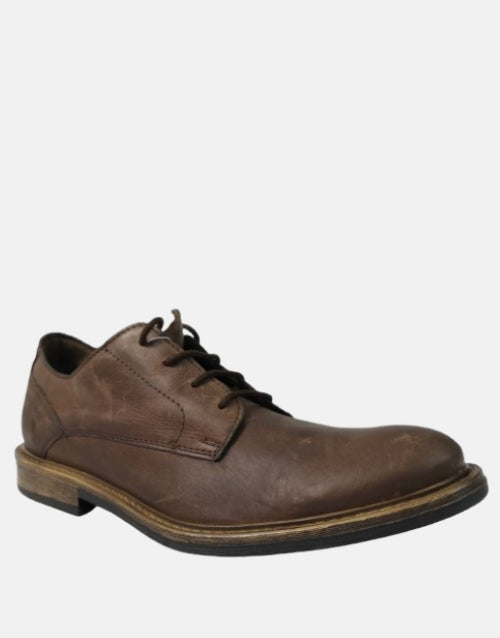 BRONX Leather Jump Choc Brown Diesel Shoe