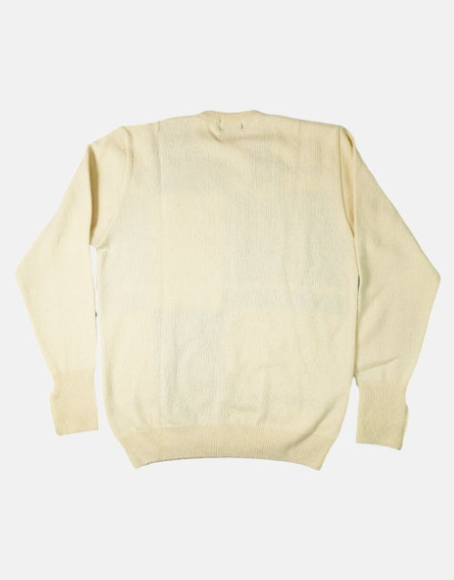 Grant of Scotland Color Block Soda Lambs Wool Knitwear