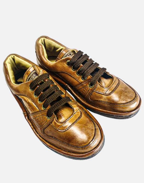 Omega Leather Terracotta Tan Shoe