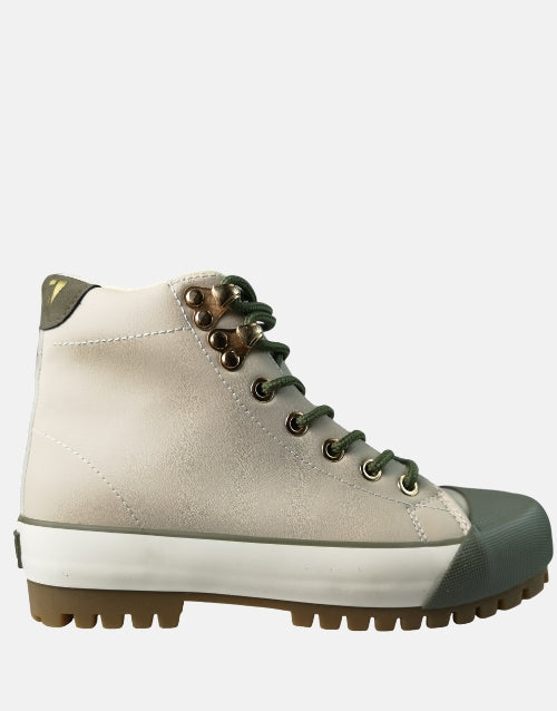 K Star 7 Caprio Lacos Olive Ladies Sneaker Boot