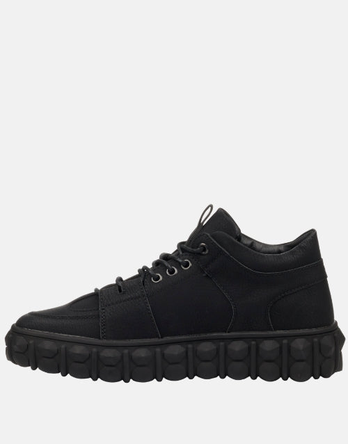 Mazerata Pigale Black Mid Boot