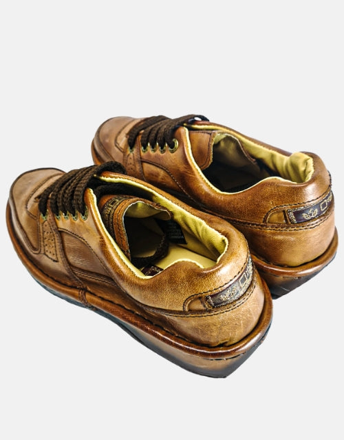 Omega Leather Terracotta Tan Shoe