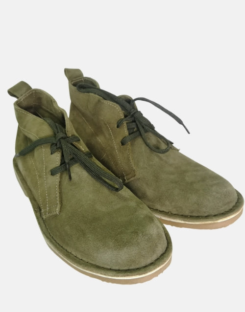 Desert Vellie Olive Suede Boot