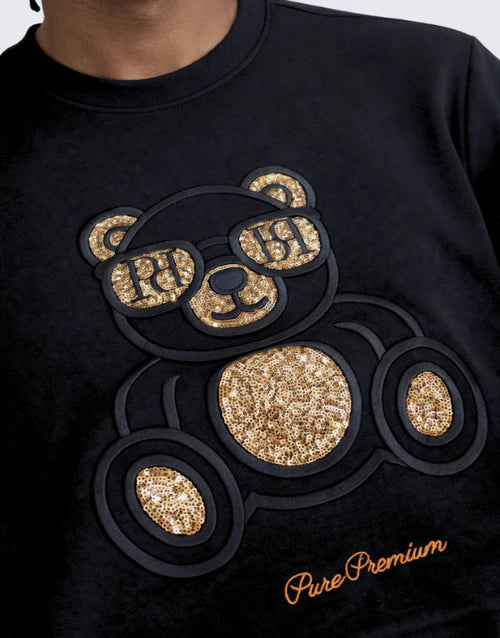 PURE PREMIUM Ritmo Black Sweater