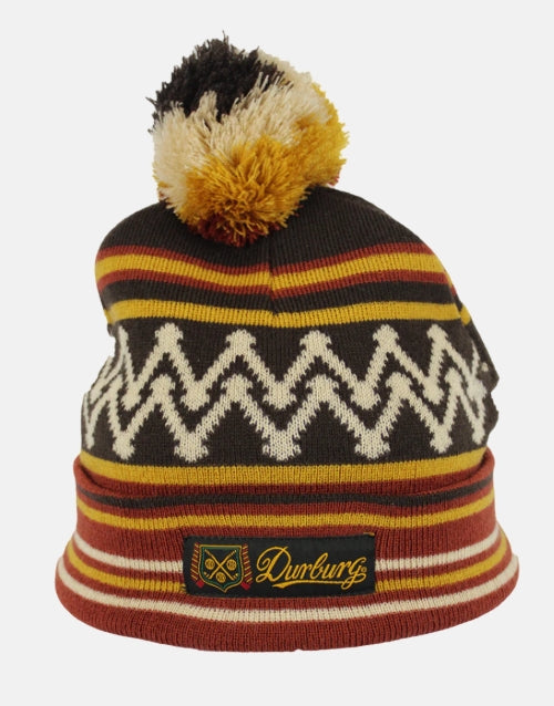 DURBURG Brown/Orange Beanie