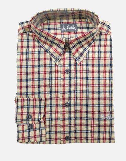 Aero Cable LS Check Shirt