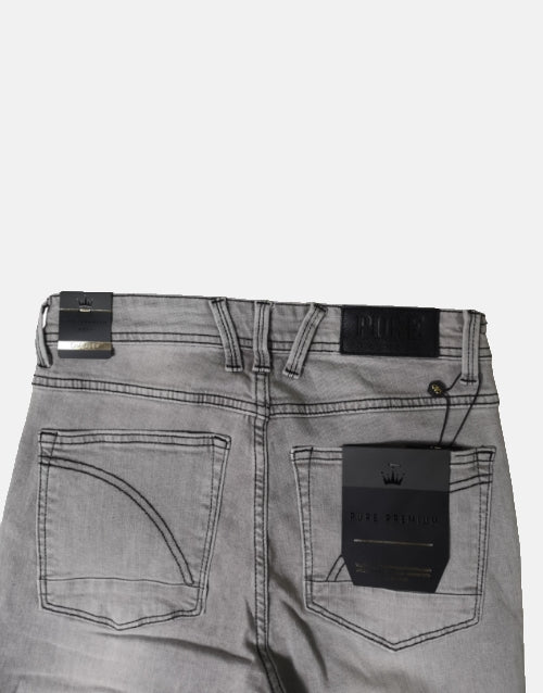 Pure Premium Diablo Grey Skinny Denim Jean
