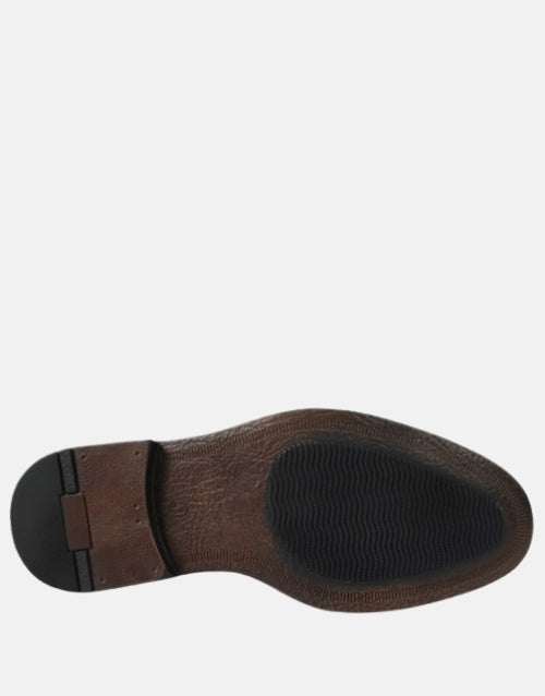 BRONX Leather Jump Choc Brown Diesel Shoe