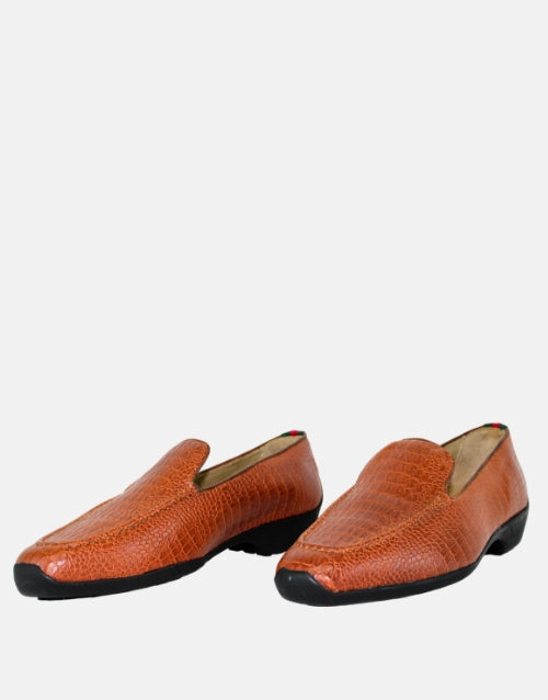 RM x MMS CROC Italian LEATHER RUST