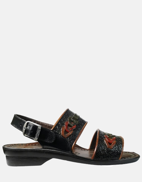 Rodrigo Wheat Multi Leather Sandal