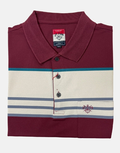 KG Burgundy Cream Golfer