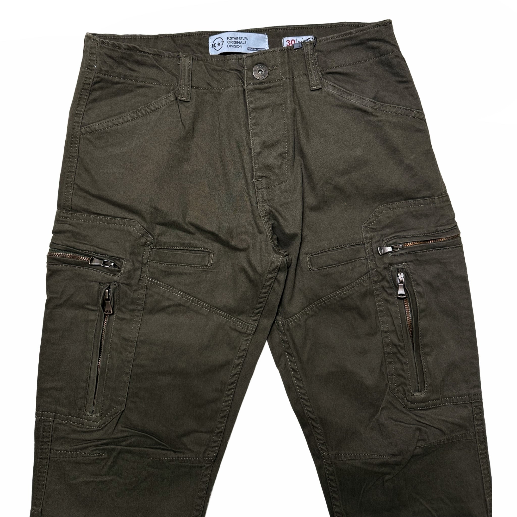 Klevas Olive Tactical Cargo Pants