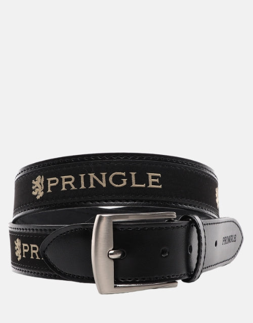 Pringle Casual Leather Belt Black