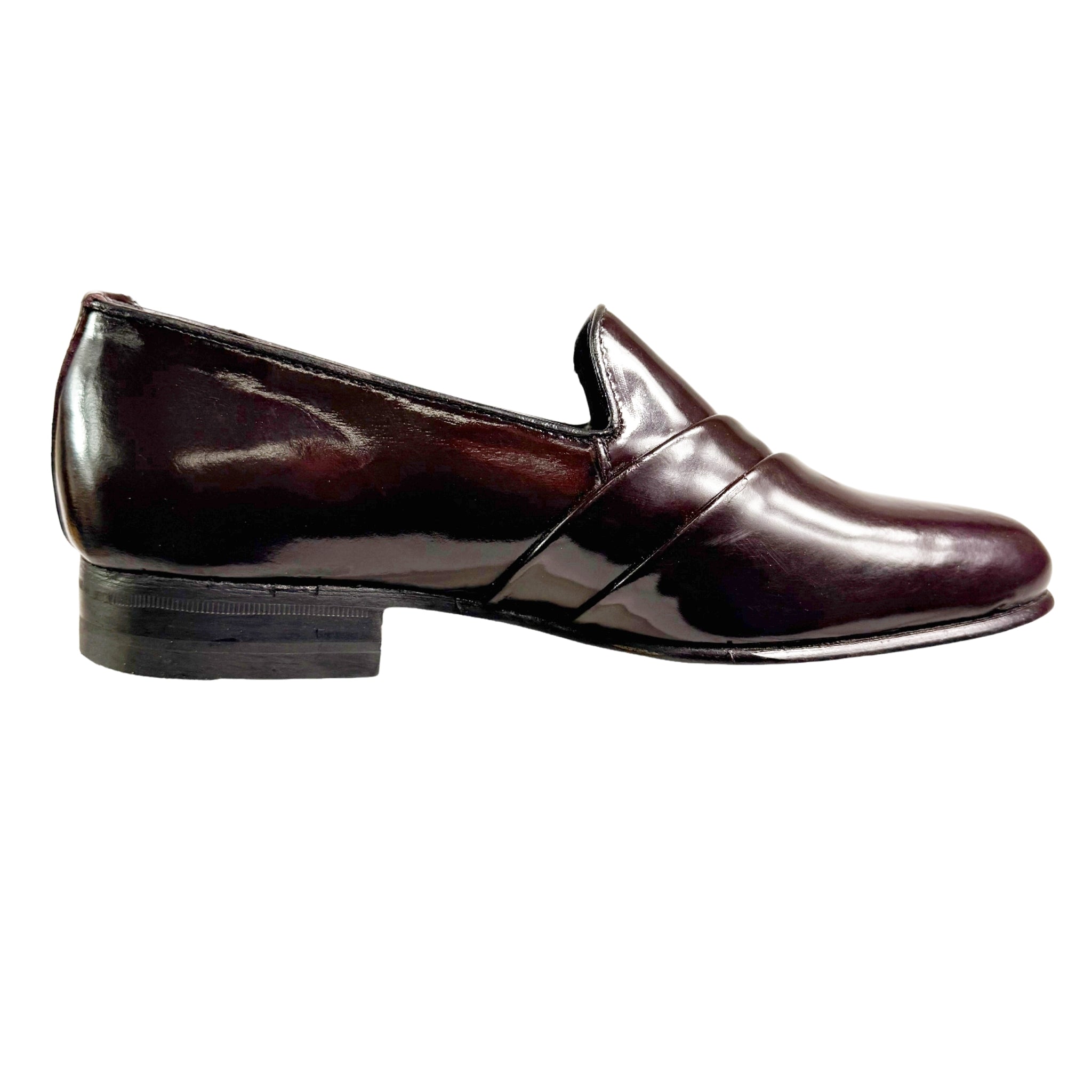 Barker Leather Dereck Burgundy Moccasin