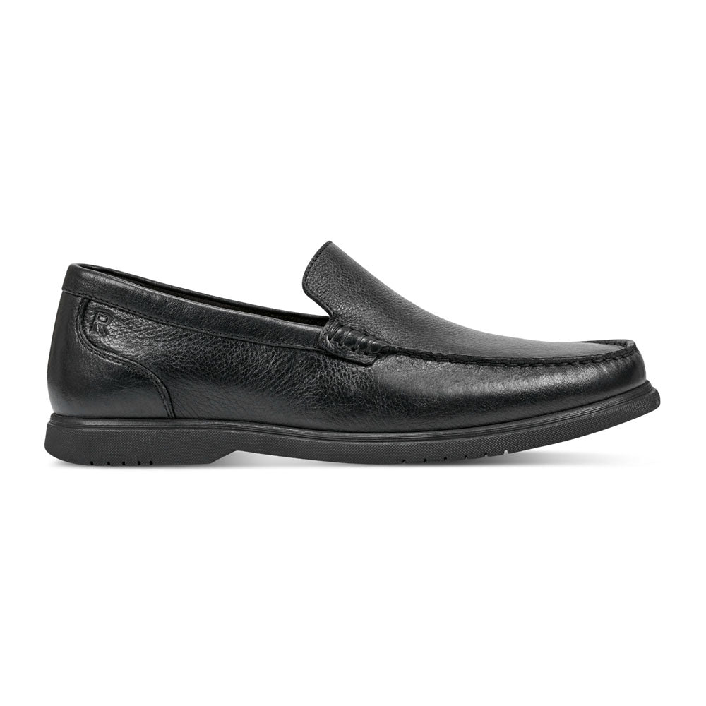 Rockport Leather Jensen Mocassin Black Shoe