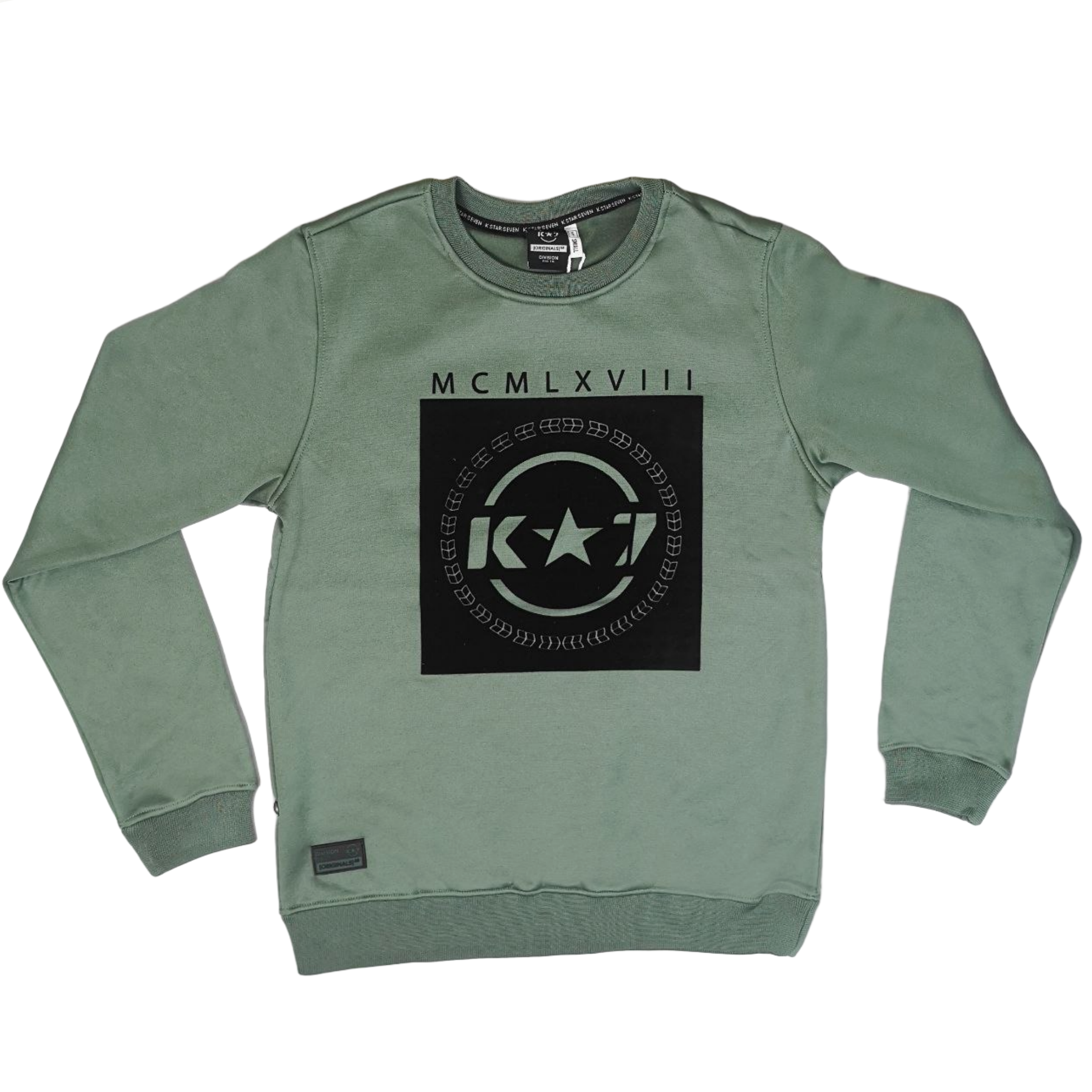 K Star 7 Citadel Mens Dark Sage Sweater