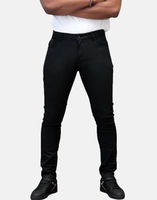 Pure Premium Ginetti Black Wax Jeans