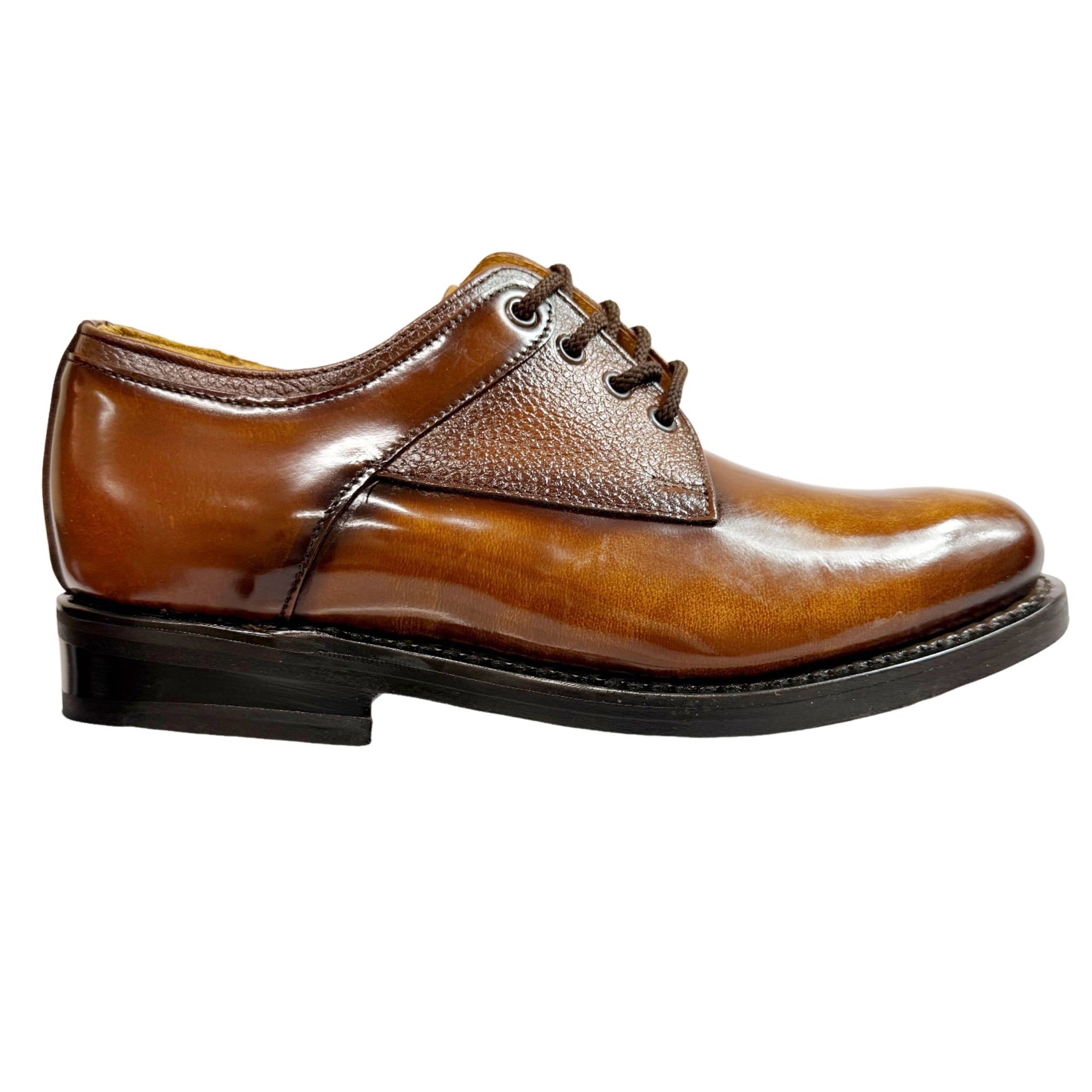 Saxone of Scotland Leather Ivywood Tan Shoe