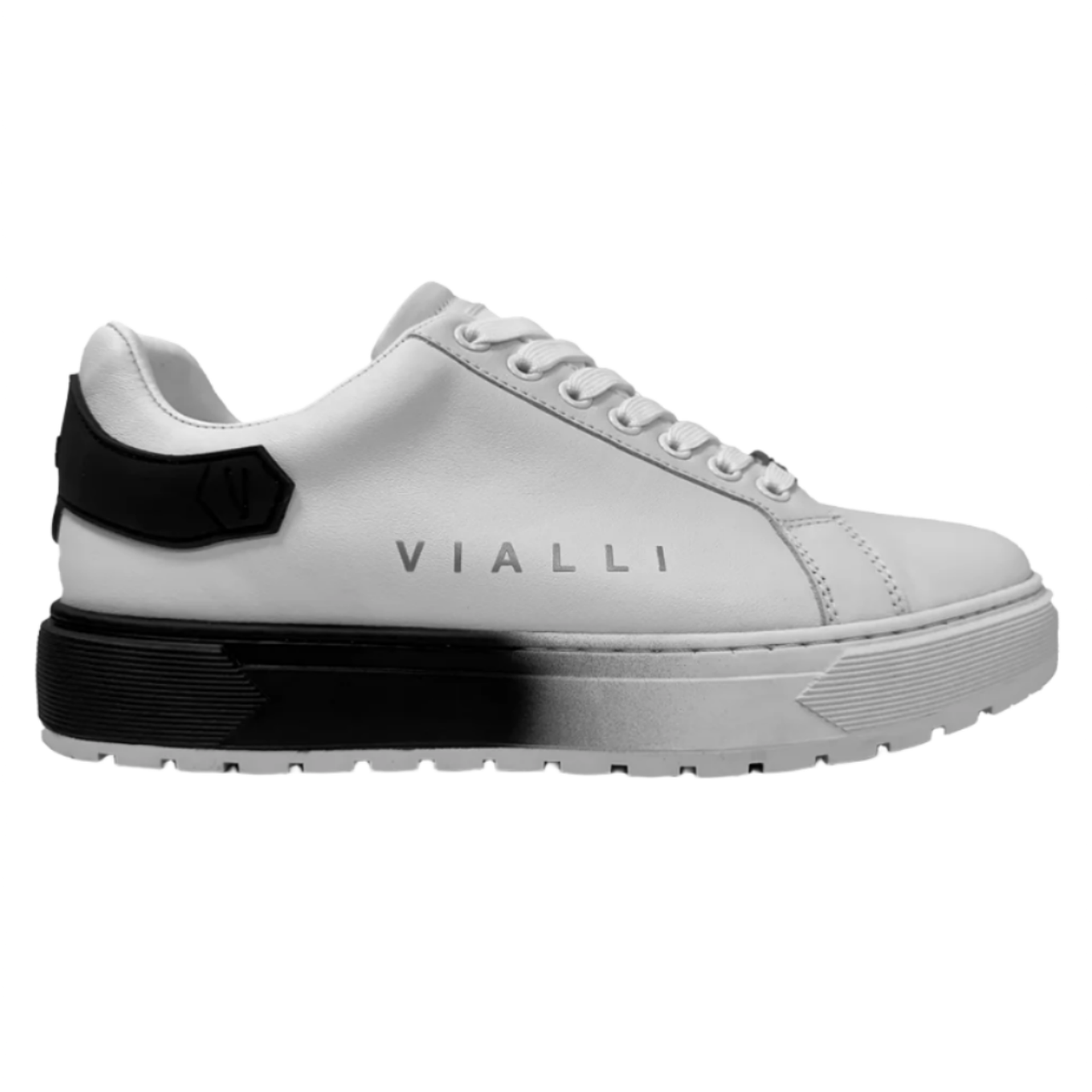 Vialli Leather White Bonucci Italian Sneaker