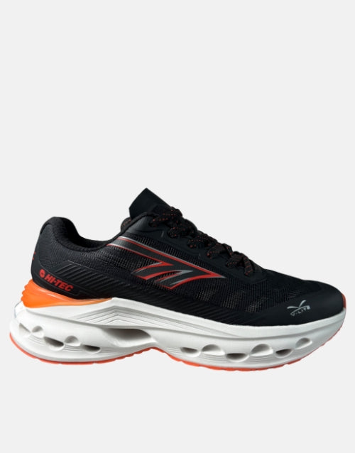 Hi‑Tec Stelio Black/Orange Trainer Sneaker